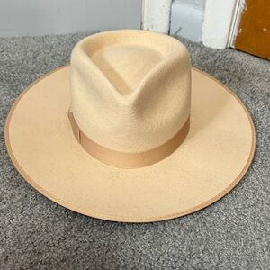 Lack Of Color Cream Tan Hat